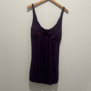 Purple Sleeveless Bubble Bebe Dress 2000’s Size M
